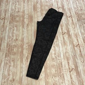 CVG xxl black skull full length leggings